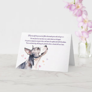 Tarjeta Imagen de simpatía para Pitbull con memorial