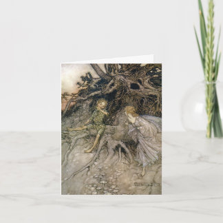 Tarjeta Imagen del Faery, el sueño de la noche de verano,