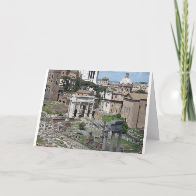 Tarjeta Imagen del Foro Romano (Anverso)