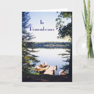 Tarjeta Imagen del lago2, InRemembernance
