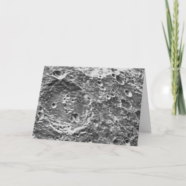 Tarjeta Imagen lunar de la misión lunar de Artemis 1 (Anverso)