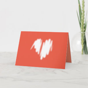 Tarjeta Imagen moderada de corazón rociada en graffiti bla