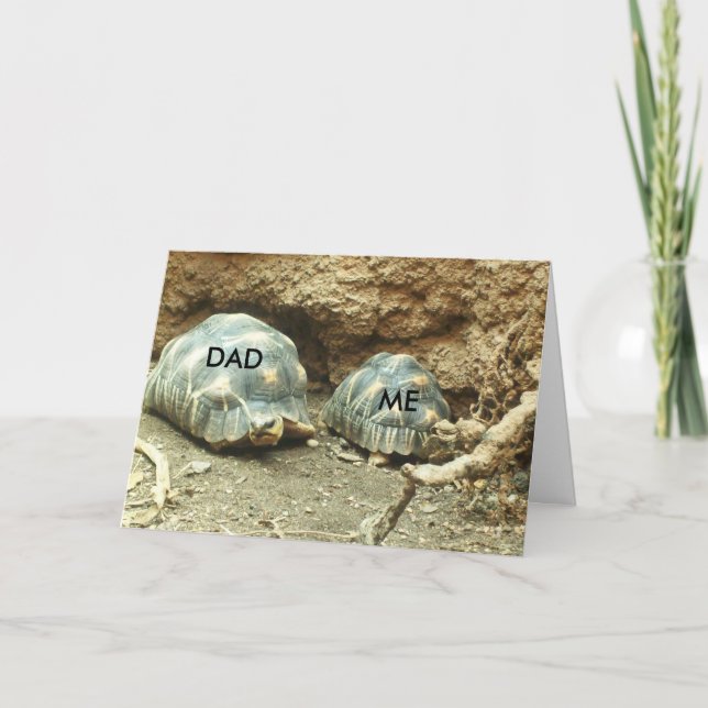 Tarjeta Imagen perfecta: Papá y yo (Anverso)