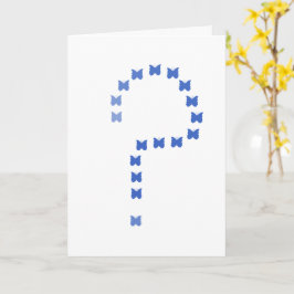 Tarjeta Imagen/símbolo de signo de interrogación estrafala