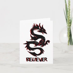 Tarjeta Imaginen, Soñen, Crean _ Fantasy Rage Dragon Tatt