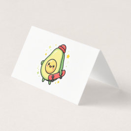 Tarjeta Imán de bebé aguacate Kawaii lindo.