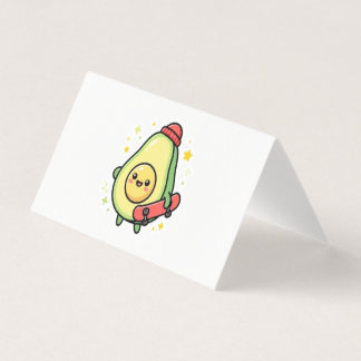 Tarjeta Imán de bebé aguacate Kawaii lindo.