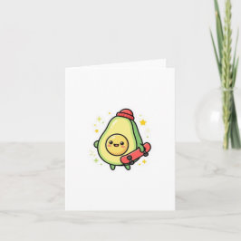 Tarjeta Imán de bebé aguacate Kawaii lindo.