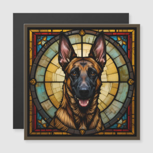 Tarjeta imán de Malinois Belga