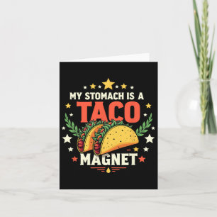 Tarjeta Imán de Taco Cinco De Mayo