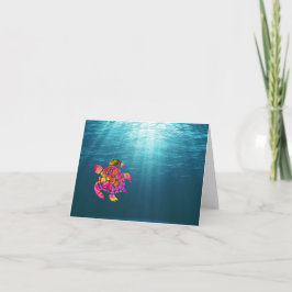 Tarjeta Imán de tortuga marina