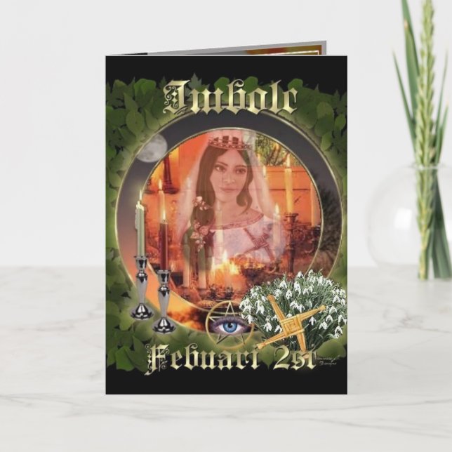 Tarjeta Imbolc (Anverso)