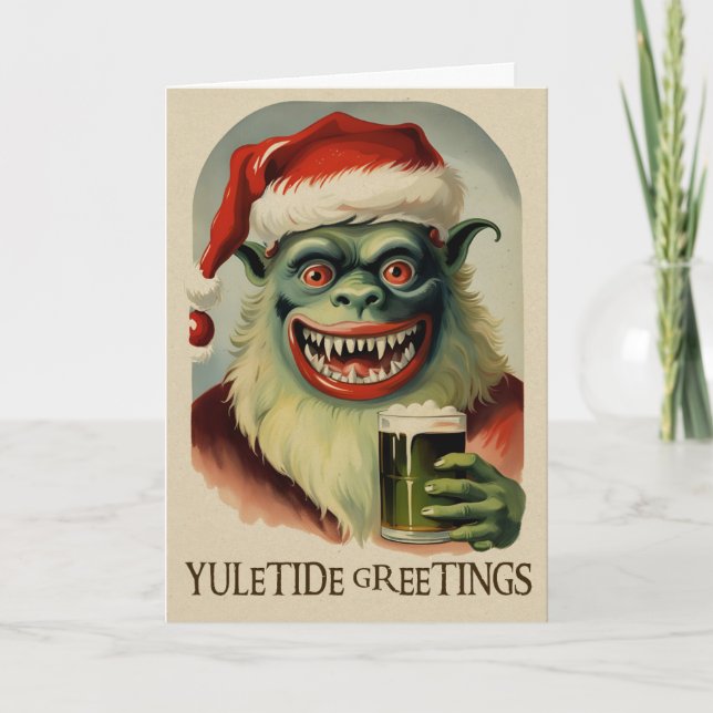 Tarjeta Imp de Navidad Victoriana (Anverso)