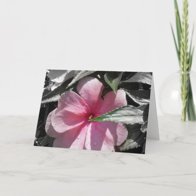 Tarjeta Impaciente rosado (Anverso)