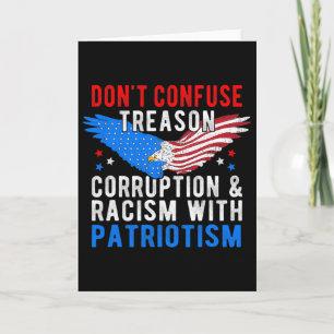 Tarjeta Impeach Trump Traición Corrupción Racismo Decir Me