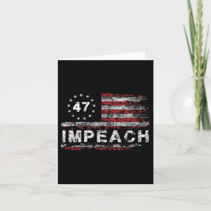 Tarjeta Impedirán a Trump 47, presidente estadounidense
