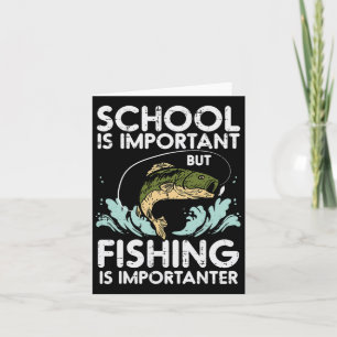 Tarjeta Importador de pesca escolar Importante divertidos