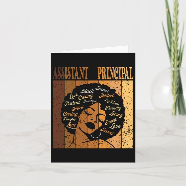 Tarjeta Importante historia negra de mujeres africanas (Anverso)