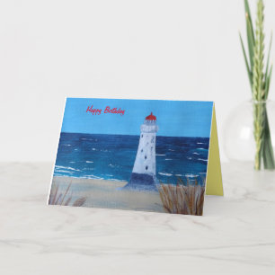 Tarjeta Impresión acrílica del faro de Talacre
