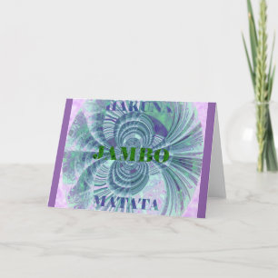 Tarjeta Impresión artística de Aurora Matata