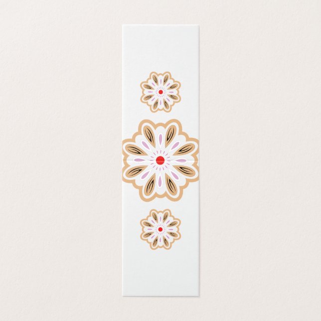 Tarjeta Impresión de arte de flores de Mandala | Decoració (Exterior desplegado)