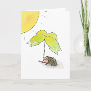 Tarjeta Impresión de cutis, tintas y acuarelas