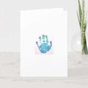 Tarjeta Impresión de la mano de Jackson