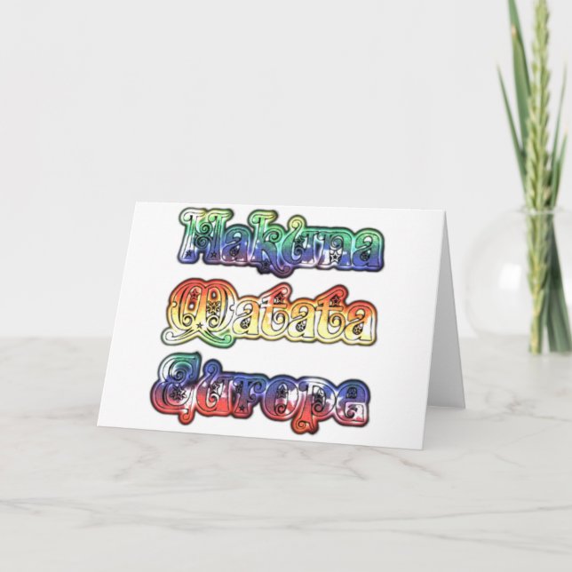 Tarjeta Impresión/gráfico de arte Hakuna Matata Europe (Anverso)