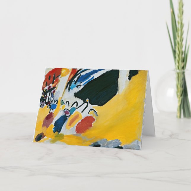 Tarjeta Impresión III (concierto) de Wassily Kandinsky (Anverso)