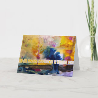 Tarjeta impresión soleada