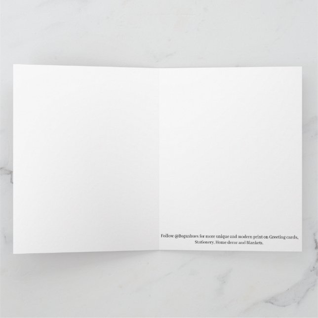 Tarjeta Impresión única de boganhues (Interior)