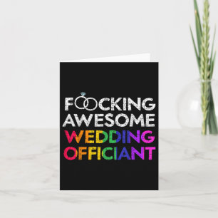 Tarjeta Impresionante Boda Funcionario Tee Lgbt Boda Cerem