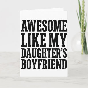 Tarjeta Impresionante como el novio de mis hijas Graciosa