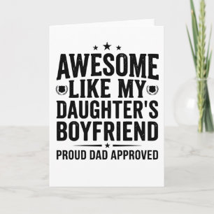 Tarjeta Impresionante como el novio de mis hijas Gracioso