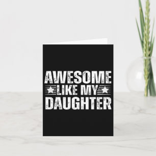 Tarjeta Impresionante como regalos de mi hija hombres dive