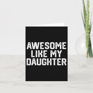 Tarjeta Impresionante como regalos de mi hija hombres dive