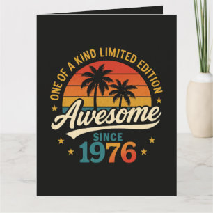 Tarjeta Impresionante desde 1976 Único en su Clase