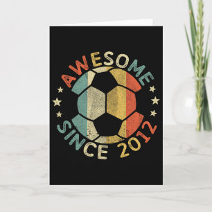 Tarjeta Impresionante Desde 2012 Cumpleaños 14 14 Años Fút