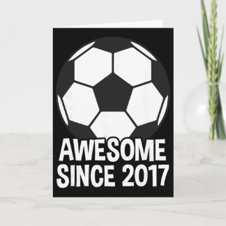 Tarjeta Impresionante Desde 2017 9 Cumpleaños 9 Años Fútbo