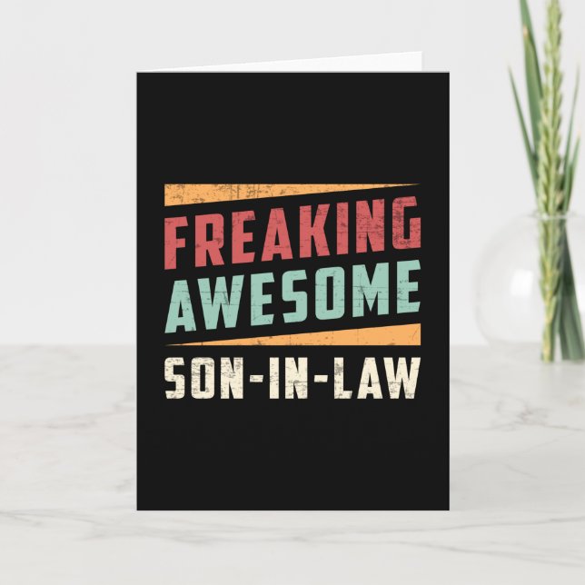 Tarjeta Impresionante idea de regalo para el mejor hijo de (Anverso)