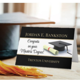 Tarjeta ¡Impresionante maestría! Graduación