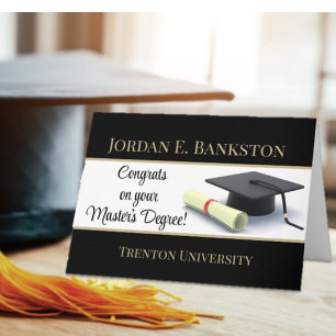 Tarjeta ¡Impresionante maestría! Graduación