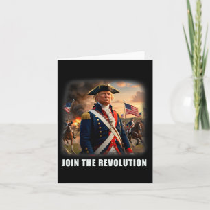 Tarjeta Impresionante presidente de la Revolución Patrióti