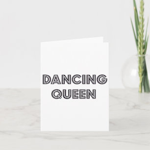 Tarjeta Impresionante regalo estilo Reina de baile de los 