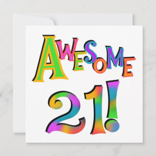 Tarjeta Impresionantes camisetas y regalos de cumpleaños
