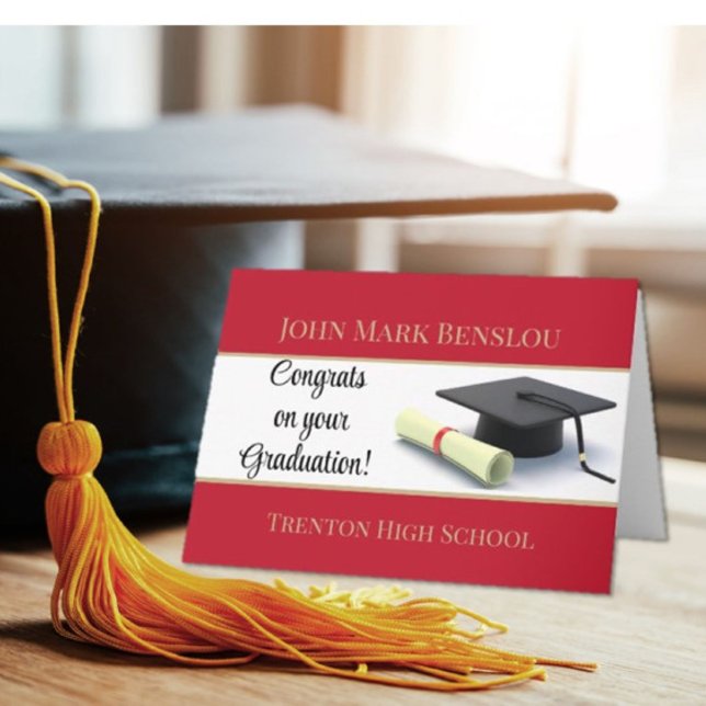 Tarjeta ¡Impresionantes felicitaciones a los graduados! Gr (Subido por el creador)