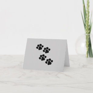 Tarjeta Impresiones de pintura animal