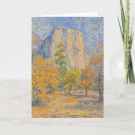 Tarjeta Impressionist Style 'El Capitan from Yosemite Vall