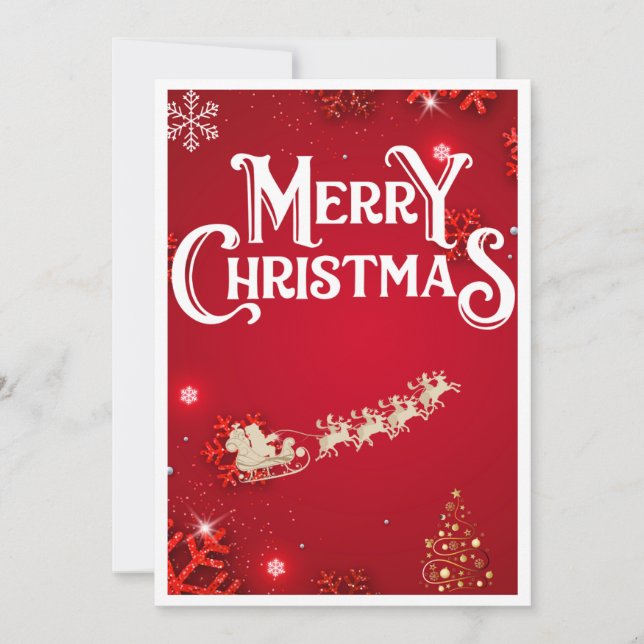 Tarjeta imprimible de saludos de temporada, feriad (Anverso)