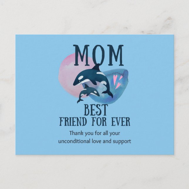 Tarjeta Imprimible del Día de la Madre, Tarjeta de (Anverso)